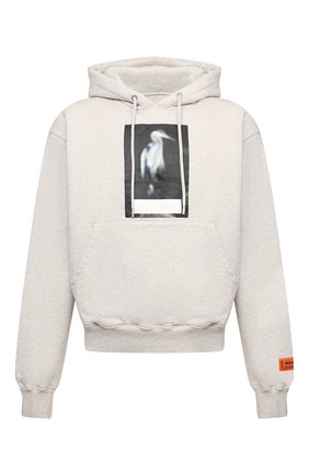 Мужской хлопковое худи HERON PRESTON серого цвета по цене 37450 руб., арт. HMBB017F21JER0010805 | Фото 1 Мужской хлопковое худи HERON PRESTON серого цвета, арт. HMBB017F21JER0010805 | Фото 1