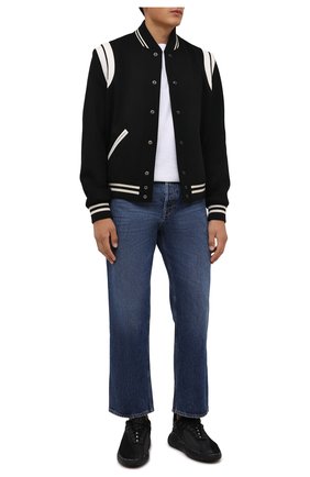 Мужские кроссовки b-runner BALMAIN черного цвета по цене 62700 руб., арт. WM1VI261/TRMM | Фото 2 Мужские кроссовки b-runner BALMAIN черного цвета, арт. WM1VI261/TRMM | Фото 2 (Материал внутренний: Текстиль, Натуральная кожа; Материал внешний: Текстиль; Подошва: Массивная; Стили: Гранж)