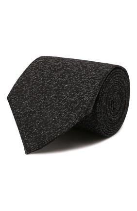 Мужской шелковый галстук CANALI темно-серого цвета по цене 11500 руб., арт. 70/HJ03247 | Фото 1 Мужской шелковый галстук CANALI темно-серого цвета, арт. 70/HJ03247 | Фото 1