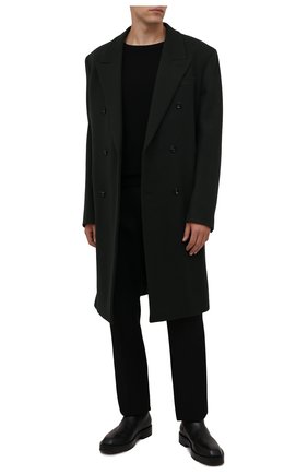 Мужской кашемировый свитер DRIES VAN NOTEN черного цвета по цене 66350 руб., арт. 212-021206-3701 | Фото 2 Мужской кашемировый свитер DRIES VAN NOTEN черного цвета, арт. 212-021206-3701 | Фото 2