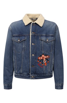 Мужская джинсовая куртка GUCCI синего цвета по цене 279500 руб., арт. 662158/XDBPS | Фото 1 Мужская джинсовая куртка GUCCI синего цвета, арт. 662158/XDBPS | Фото 1 (Материал подклада: Синтетический материал; Рукава: Длинные; Материал внешний: Хлопок; Длина (верхняя одежда): Короткие; Кросс-КТ: Куртка, Деним)