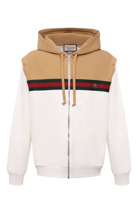 Мужской хлопковая толстовка GUCCI белого цвета по цене 111000 руб., арт. 660292/XJDHD | Фото 1 Мужской хлопковая толстовка GUCCI белого цвета, арт. 660292/XJDHD | Фото 1