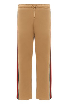 Мужские хлопковые брюки GUCCI бежевого цвета по цене 89950 руб., арт. 655477/XJDKL | Фото 1 Мужские хлопковые брюки GUCCI бежевого цвета, арт. 655477/XJDKL | Фото 1