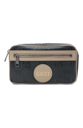 Мужская поясная сумка off the grid GUCCI серого цвета по цене 66700 руб., арт. 631341/H9HBN | Фото 1 Мужская поясная сумка off the grid GUCCI серого цвета, арт. 631341/H9HBN | Фото 1 (Материал: Текстиль; Ремень/цепочка: На ремешке)