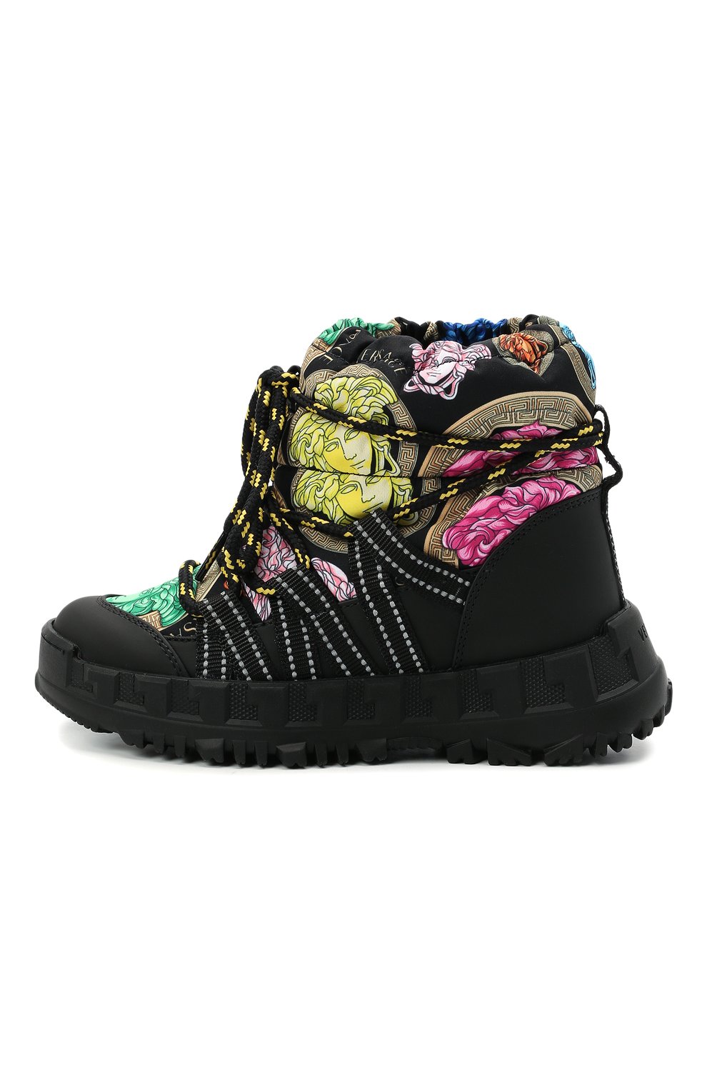 Мужского утепленные ботинки VERSACE разноцветного цвета, арт. YHX00043/1A01142/30-33 | Фото 2