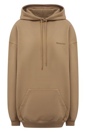 Женский хлопковое худи BALENCIAGA бежевого цвета по цене 58700 руб., арт. 578135/TKVB5 | Фото 1 Женский хлопковое худи BALENCIAGA бежевого цвета, арт. 578135/TKVB5 | Фото 1 (Рукава: Длинные; Материал внешний: Хлопок; Длина (для топов): Удлиненные; Женское Кросс-КТ: Худи-одежда; Стили: Спорт-шик)