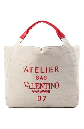 Женский сумка atelier 07 camouflage edition large VALENTINO бежевого цвета по цене 165500 руб., арт. WW2B0J31/SVU | Фото 1 Женский сумка atelier 07 camouflage edition large VALENTINO бежевого цвета, арт. WW2B0J31/SVU | Фото 1 (Ремень/цепочка: На ремешке; Материал: Текстиль; Размер: large; Сумки-технические: Сумки-шопперы)