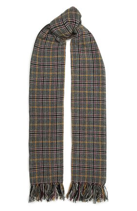 Женский шарф из кашемира и шелка SAINT LAURENT серого цвета по цене 76300 руб., арт. 665002/3Y942 | Фото 1 Женский шарф из кашемира и шелка SAINT LAURENT серого цвета, арт. 665002/3Y942 | Фото 1 (Материал: Кашемир, Шерсть)