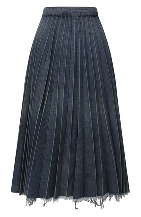 Женская джинсовая юбка BALENCIAGA синего цвета по цене 71950 руб., арт. 657640/TJW67 | Фото 1 Женская джинсовая юбка BALENCIAGA синего цвета, арт. 657640/TJW67 | Фото 1 (Материал внешний: Хлопок; Кросс-КТ: Деним; Женское Кросс-КТ: Юбка-одежда, юбка-плиссе; Стили: Гранж; Длина Ж (юбки, платья, шорты): До колена)