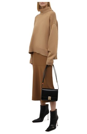Женский кашемировый свитер JIL SANDER бежевого цвета по цене 140500 руб., арт. JSPT752015-WTY11048 | Фото 2 Женский кашемировый свитер JIL SANDER бежевого цвета, арт. JSPT752015-WTY11048 | Фото 2 (Материал внешний: Кашемир, Шерсть; Женское Кросс-КТ: Свитер-одежда; Стили: Минимализм; Рукава: Длинные; Длина (для топов): Стандартные)