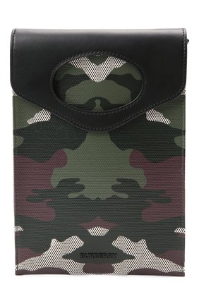 Мужская сумка pocket BURBERRY разноцветного цвета, арт. 8042258 | Фото 1 (Материал: Текстиль; Ремень/цепочка: На ремешке; Размер: small)