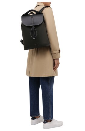 Мужской комбинированный рюкзак pocket BURBERRY хаки цвета по цене 146000 руб., арт. 8042019 | Фото 2 Мужской комбинированный рюкзак pocket BURBERRY хаки цвета, арт. 8042019 | Фото 2