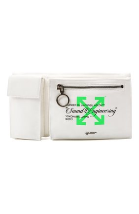 Мужская текстильная поясная сумка OFF-WHITE белого цвета по цене 58300 руб., арт. 0MN0004G21FAB001 | Фото 1 Мужская текстильная поясная сумка OFF-WHITE белого цвета, арт. 0MN0004G21FAB001 | Фото 1 (Материал: Текстиль; Ремень/цепочка: На ремешке; Размер: large)