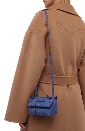 Женская сумка musubi small ACNE STUDIOS синего цвета по цене 33950 руб., арт. CG0162/W | Фото 2 Женская сумка musubi small ACNE STUDIOS синего цвета, арт. CG0162/W | Фото 2