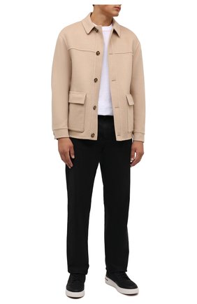 Мужские текстильные кеды newport walk LORO PIANA темно-синего цвета по цене 68100 руб., арт. FAL7956 | Фото 2 Мужские текстильные кеды newport walk LORO PIANA темно-синего цвета, арт. FAL7956 | Фото 2 (Материал внутренний: Натуральная кожа, Текстиль; Материал внешний: Текстиль; Подошва: Массивная)