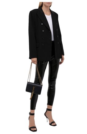 Женские брюки REDVALENTINO черного цвета по цене 36050 руб., арт. WR0MD02A/68T | Фото 2 Женские брюки REDVALENTINO черного цвета, арт. WR0MD02A/68T | Фото 2 (Длина (брюки, джинсы): Стандартные; Материал внешний: Синтетический материал; Женское Кросс-КТ: Брюки-одежда; Силуэт Ж (брюки и джинсы): Узкие; Стили: Гранж)
