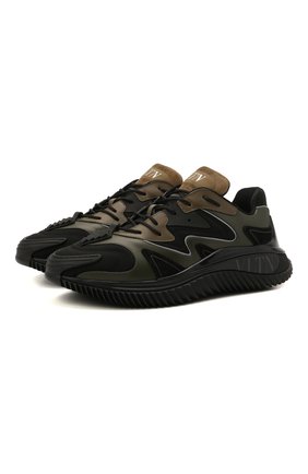 Мужские комбинированные кроссовки wade runner VALENTINO хаки цвета по цене 59950 руб., арт. WY2S0D95/RIY | Фото 1 Мужские комбинированные кроссовки wade runner VALENTINO хаки цвета, арт. WY2S0D95/RIY | Фото 1 (Материал внешний: Экокожа; Материал внутренний: Текстиль; Подошва: Массивная; Стили: Гранж)