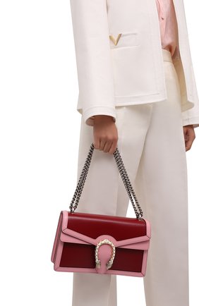 Женская сумка dionysus small GUCCI бордового цвета по цене 231500 руб., арт. 400249/18YQX | Фото 2 Женская сумка dionysus small GUCCI бордового цвета, арт. 400249/18YQX | Фото 2 (Материал: Натуральная кожа; Сумки-технические: Сумки через плечо; Размер: small; Женское Кросс-КТ: Вечерняя сумка)