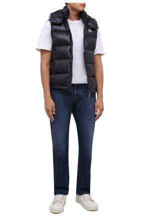 Мужской пуховый жилет bormes MONCLER темно-синего цвета по цене 84900 руб., арт. G2-091-1A001-52-68950 | Фото 2 Мужской пуховый жилет bormes MONCLER темно-синего цвета, арт. G2-091-1A001-52-68950 | Фото 2