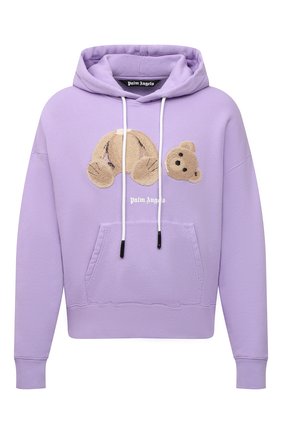 Мужской хлопковое худи PALM ANGELS сиреневого цвета по цене 59050 руб., арт. PMBB058F21FLE0073660 | Фото 1 Мужской хлопковое худи PALM ANGELS сиреневого цвета, арт. PMBB058F21FLE0073660 | Фото 1 (Материал внешний: Хлопок; Длина (для топов): Стандартные; Рукава: Длинные; Мужское Кросс-КТ: Худи-одежда; Принт: С принтом; Стили: Спорт-шик)