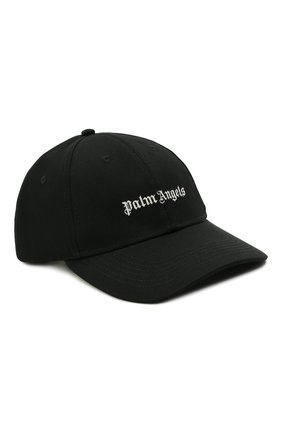 Мужской хлопковая бейсболка PALM ANGELS черного цвета по цене 14900 руб., арт. PMLB044F21FAB0011001 | Фото 1 Мужской хлопковая бейсболка PALM ANGELS черного цвета, арт. PMLB044F21FAB0011001 | Фото 1 (Материал: Текстиль, Хлопок)