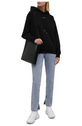 Женский хлопковое худи KENZO черного цвета по цене 29750 руб., арт. FB62SW6404M0 | Фото 2 Женский хлопковое худи KENZO черного цвета, арт. FB62SW6404M0 | Фото 2 (Рукава: Длинные; Длина (для топов): Стандартные; Материал внешний: Хлопок; Женское Кросс-КТ: Худи-одежда; Стили: Спорт-шик)