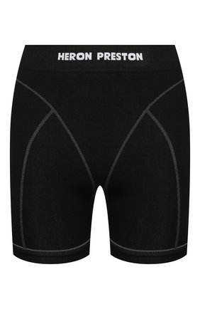 Женские шорты HERON PRESTON черного цвета по цене 23600 руб., арт. HWVH002F21KNI0011001 | Фото 1 Женские шорты HERON PRESTON черного цвета, арт. HWVH002F21KNI0011001 | Фото 1 (Материал внешний: Синтетический материал; Длина Ж (юбки, платья, шорты): Мини; Женское Кросс-КТ: Шорты-одежда; Стили: Спорт-шик)
