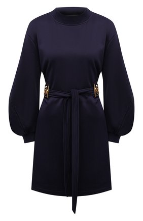 Женское хлопковое платье LANVIN темно-синего цвета по цене 95200 руб., арт. RW-DR0069-J039-A21 | Фото 1 Женское хлопковое платье LANVIN темно-синего цвета, арт. RW-DR0069-J039-A21 | Фото 1