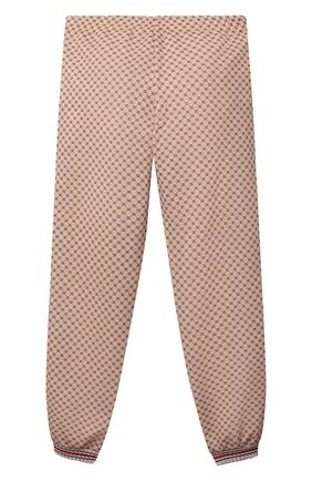 Детские джоггеры GUCCI кремвого цвета по цене 53350 руб., арт. 662876/XJDM0 | Фото 2 Детские джоггеры GUCCI кремвого цвета, арт. 662876/XJDM0 | Фото 2 (Материал внешний: Хлопок, Синтетический материал; Девочки Кросс-КТ: Брюки-одежда, Джоггеры-одежда; Ростовка одежда: 10 - 11 лет | 140 - 146см, 12 лет | 152 см, 4 года | 104 см, 5 лет | 110 см, 6 лет | 116 см, 8 лет | 128 см)