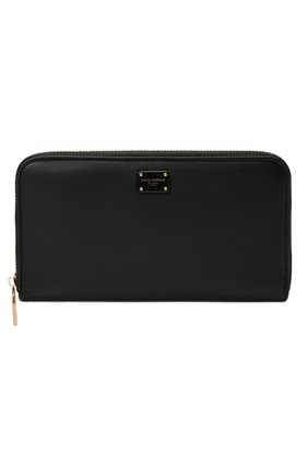 Женские кожаный кошелек DOLCE & GABBANA черного цвета по цене 43050 руб., арт. BI0473/A0049 | Фото 1 Женские кожаный кошелек DOLCE & GABBANA черного цвета, арт. BI0473/A0049 | Фото 1