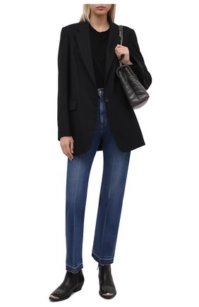 Женские кожаные ботинки young GOLDEN GOOSE DELUXE BRAND черного цвета по цене 59950 руб., арт. GWF00131.F000484 | Фото 2 Женские кожаные ботинки young GOLDEN GOOSE DELUXE BRAND черного цвета, арт. GWF00131.F000484 | Фото 2 (Подошва: Плоская; Материал внутренний: Натуральная кожа; Каблук высота: Низкий; Женское Кросс-КТ: Казаки-ботинки; Материал внешний: Кожа)