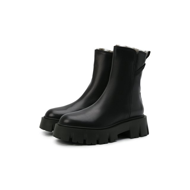 Кожаные ботинки Premiata M6112M/BUTTERFLY, цвет чёрный, размер 39