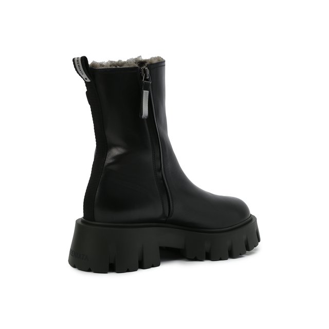 Кожаные ботинки Premiata M6112M/BUTTERFLY, цвет чёрный, размер 41 M6112M/BUTTERFLY - фото 4