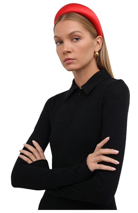 Женский ободок для волос FLOWER ME красного цвета по цене 11000 руб., арт. HAIRBAND-ST013010L | Фото 2 Женский ободок для волос FLOWER ME красного цвета, арт. HAIRBAND-ST013010L | Фото 2