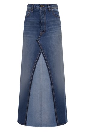 Женская джинсовая юбка MAISON MARGIELA синего цвета по цене 73150 руб., арт. S51MA0458/S30561 | Фото 1 Женская джинсовая юбка MAISON MARGIELA синего цвета, арт. S51MA0458/S30561 | Фото 1 (Материал внешний: Хлопок; Длина Ж (юбки, платья, шорты): Макси; Женское Кросс-КТ: Юбка-одежда; Кросс-КТ: Деним; Стили: Гранж)