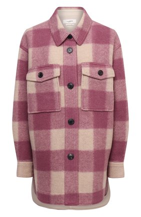 Женская куртка ISABEL MARANT ETOILE розового цвета по цене 44150 руб., арт. MA0998-21A009E/HARVELI | Фото 1 Женская куртка ISABEL MARANT ETOILE розового цвета, арт. MA0998-21A009E/HARVELI | Фото 1 (Материал подклада: Хлопок; Материал внешний: Синтетический материал; Рукава: Длинные; Длина (верхняя одежда): До середины бедра; Кросс-КТ: Куртка; Стили: Гранж)