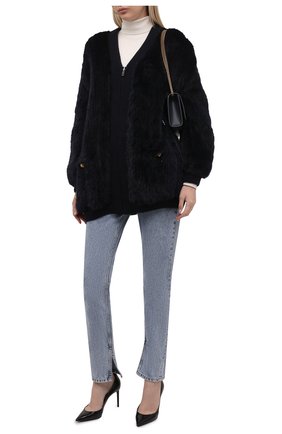 Женская куртка из меха норки VALENTINO темно-синего цвета по цене 1445000 руб., арт. WF3FBP05TDK | Фото 2 Женская куртка из меха норки VALENTINO темно-синего цвета, арт. WF3FBP05TDK | Фото 2