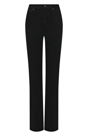 Женские джинсы SAINT LAURENT черного цвета по цене 52850 руб., арт. 644332/YL899 | Фото 1 Женские джинсы SAINT LAURENT черного цвета, арт. 644332/YL899 | Фото 1 (Длина (брюки, джинсы): Удлиненные; Материал внешний: Хлопок; Кросс-КТ: Деним; Силуэт Ж (брюки и джинсы): Расклешенные; Стили: Кэжуэл)