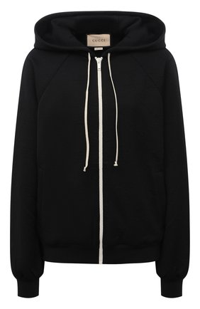 Женский толстовка GUCCI черного цвета по цене 109200 руб., арт. 661783/XJDEM | Фото 1 Женский толстовка GUCCI черного цвета, арт. 661783/XJDEM | Фото 1 (Рукава: Длинные; Материал внешний: Синтетический материал; Длина (для топов): Стандартные; Женское Кросс-КТ: Кардиган-одежда, Толстовка-одежда; Стили: Спорт-шик)