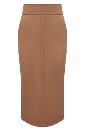 Женская кожаная юбка TOM FORD бежевого цвета по цене 237000 руб., арт. GCL828-LEX228 | Фото 1 Женская кожаная юбка TOM FORD бежевого цвета, арт. GCL828-LEX228 | Фото 1 (Материал подклада: Шелк; Длина Ж (юбки, платья, шорты): Миди; Женское Кросс-КТ: Юбка-одежда, Юбка-карандаш; Стили: Кэжуэл; Материал внешний: Натуральная кожа)