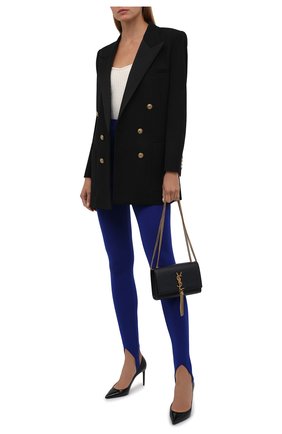Женские леггинсы TOM FORD синего цвета по цене 121000 руб., арт. PAK042-YAX320 | Фото 2 Женские леггинсы TOM FORD синего цвета, арт. PAK042-YAX320 | Фото 2 (Материал внешний: Кашемир, Шерсть; Женское Кросс-КТ: Леггинсы-одежда; Стили: Гламурный; Длина (брюки, джинсы): Стандартные)