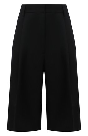 Женские шерстяные шорты DRIES VAN NOTEN черного цвета по цене 38350 руб., арт. 212-010974-3183 | Фото 1 Женские шерстяные шорты DRIES VAN NOTEN черного цвета, арт. 212-010974-3183 | Фото 1 (Материал внешний: Шерсть; Длина Ж (юбки, платья, шорты): Миди; Женское Кросс-КТ: Шорты-одежда; Кросс-КТ: Широкие; Стили: Кэжуэл)