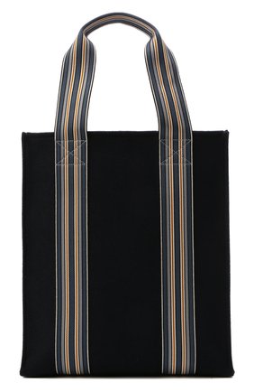 Женский сумка-шопер suitcase stripe LORO PIANA синего цвета, арт. FAL4563 | Фото 1 (Материал: Текстиль; Сумки-технические: Сумки-шопперы; Размер: large; Женское Кросс-КТ: Сумка-пляжные сумки)
