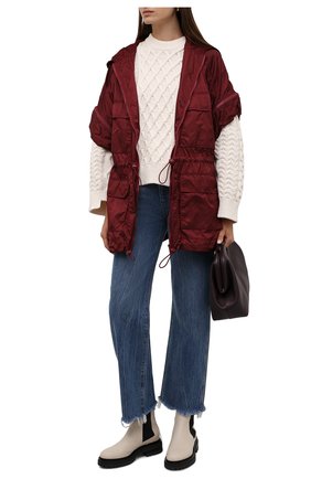 Женская куртка REDVALENTINO бордового цвета по цене 56600 руб., арт. WR3CJ00T/63K | Фото 2 Женская куртка REDVALENTINO бордового цвета, арт. WR3CJ00T/63K | Фото 2 (Длина (верхняя одежда): До середины бедра; Материал внешний: Синтетический материал; Рукава: Короткие; Стили: Спорт-шик; Кросс-КТ: Куртка)