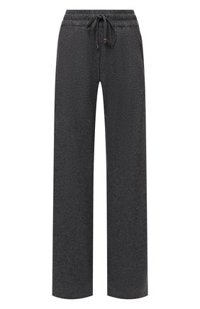 Женские кашемировые брюки KITON темно-серого цвета по цене 217500 руб., арт. D48122K0535A | Фото 1 Женские кашемировые брюки KITON темно-серого цвета, арт. D48122K0535A | Фото 1 (Материал внешний: Шерсть, Кашемир; Длина (брюки, джинсы): Удлиненные; Женское Кросс-КТ: Брюки-одежда; Силуэт Ж (брюки и джинсы): Расклешенные; Стили: Спорт-шик)