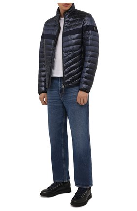 Мужская утепленная куртка BOGNER темно-синего цвета, арт. 38426549 | Фото 2 (Материал подклада: Синтетический материал; Материал внешний: Синтетический материал; Длина (верхняя одежда): Короткие; Рукава: Длинные; Кросс-КТ: Куртка; Стили: Кэжуэл; Мужское Кросс-КТ: утепленные куртки)