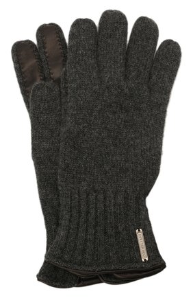 Мужские кашемировые перчатки CORNELIANI темно-серого цвета по цене 26600 руб., арт. 88Q324-1820576/00 | Фото 1 Мужские кашемировые перчатки CORNELIANI темно-серого цвета, арт. 88Q324-1820576/00 | Фото 1