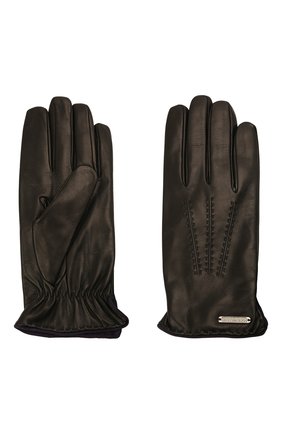 Мужские кожаные перчатки CORNELIANI черного цвета по цене 26600 руб., арт. 88Q338-1820575/00 | Фото 2 Мужские кожаные перчатки CORNELIANI черного цвета, арт. 88Q338-1820575/00 | Фото 2