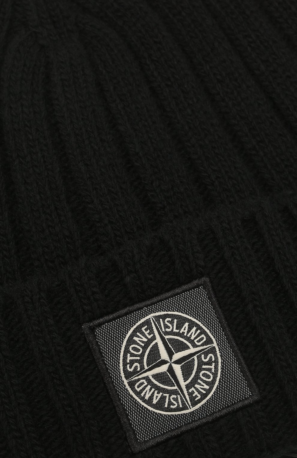Мужская шерстяная шапка STONE ISLAND черного цвета по цене 11200 руб., арт. 7515N24B5 | Фото 3 Мужская шерстяная шапка STONE ISLAND черного цвета, арт. 7515N24B5 | Фото 3 (Материал: Шерсть; Кросс-КТ: Трикотаж)