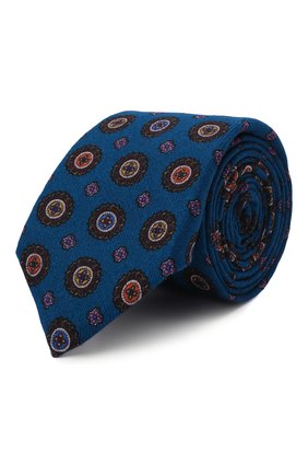 Мужской шерстяной галстук CANALI синего цвета по цене 11500 руб., арт. 18/HS03276 | Фото 1 Мужской шерстяной галстук CANALI синего цвета, арт. 18/HS03276 | Фото 1